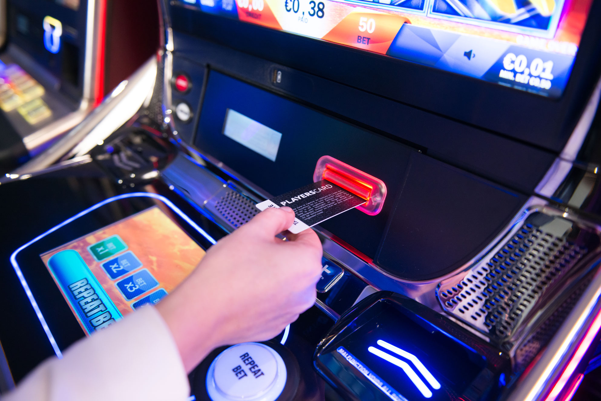 Jackpot-Automat des Casinos Schenefeld